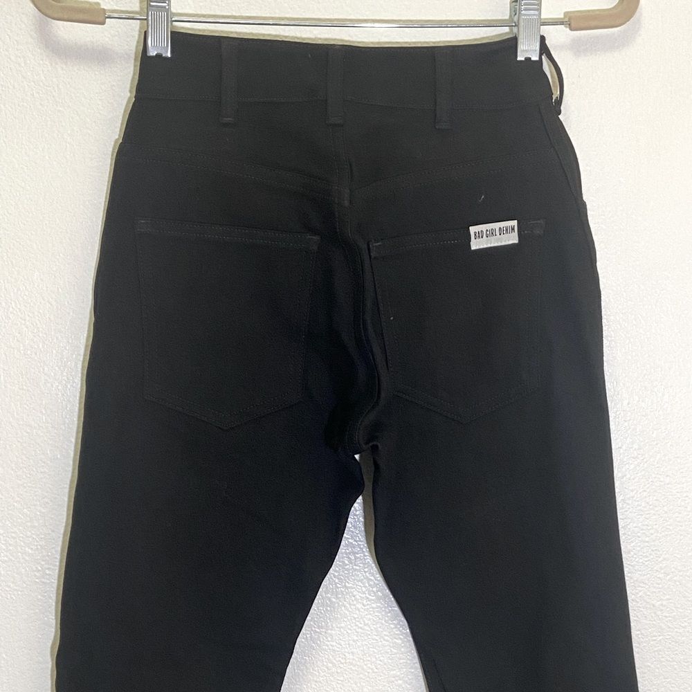 High Waisted Raven Black Jeans - size 24-25 Petite Cut - Picture 10 of 10